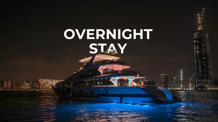 Super Yacht Overnight Stay - A Nautical Night of Elegance & Adventure! for AED 80,000