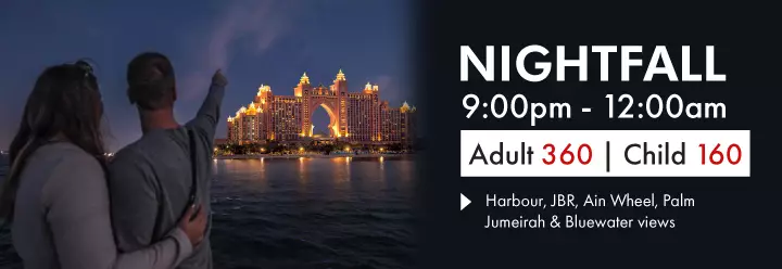 Dubai moonlight superyacht tour